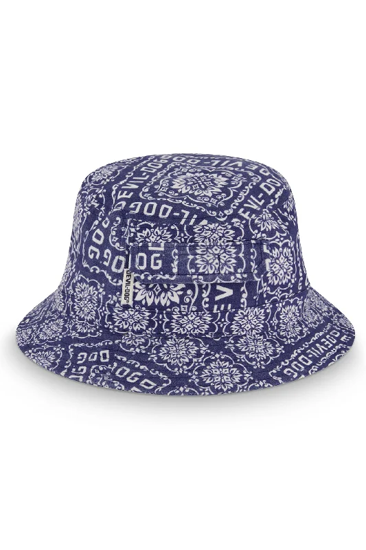 Vintage Bucket Hat for Nostalgia -Bucket Hat - Bandana