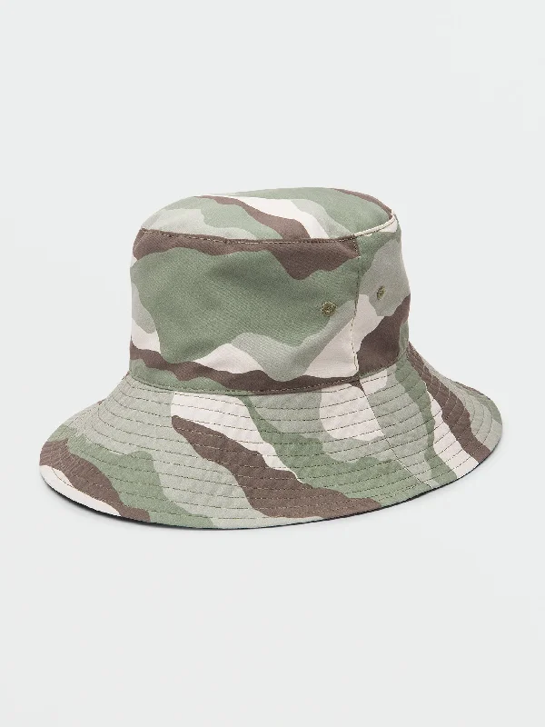 Wedding Bucket Hat for Ceremony -Out Of Range Reversible Bucket Hat - Dark Camo