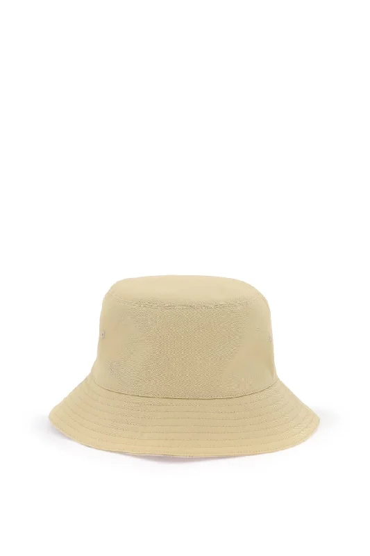 Black Bucket Hat for Versatile -cotton-blend reversible bucket hat