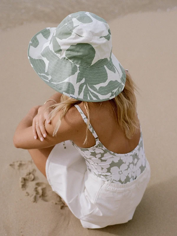 Anniversary Bucket Hat for Occasion -Coco Ho Wide Brim Bucket Hat - Sea Glass