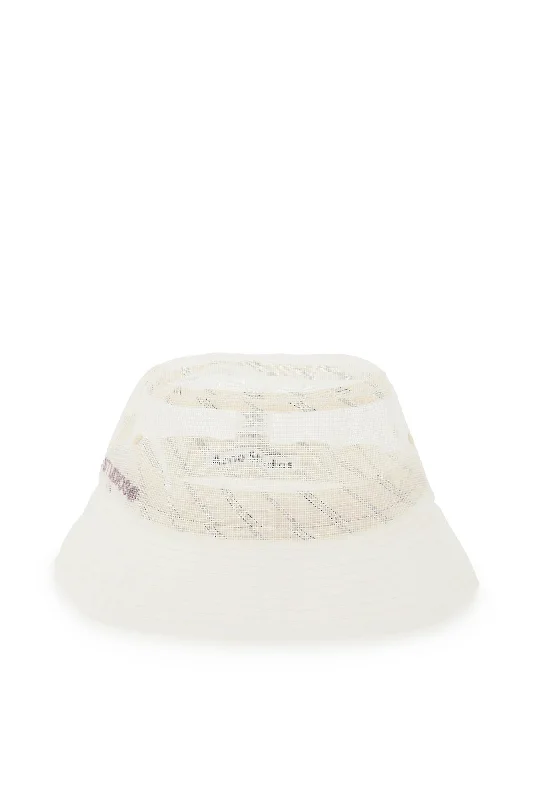 Hiking Bucket Hat for Trails -Acne studios mesh bucket hat