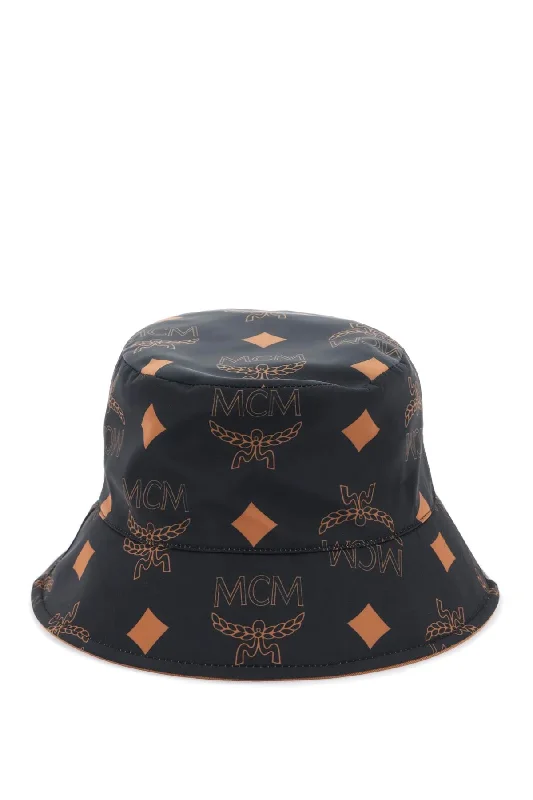 Purple Bucket Hat for Elegant -Mcm reversibile bucket hat