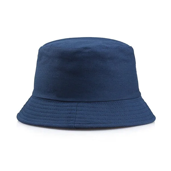 Camping Bucket Hat for Woods -Classy Men Blue Bucket Hat