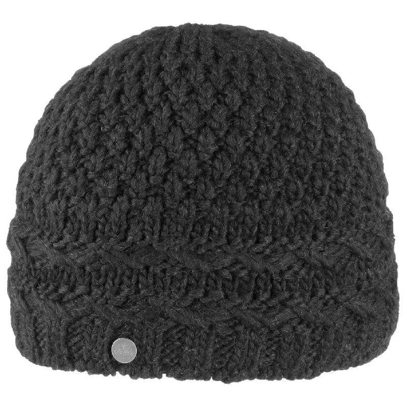 Canvas dad cap for rugged daily style -Pinea Beanie with Lining by Lierys