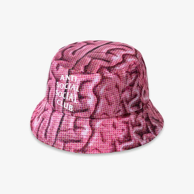 Camouflage Bucket Hat for Utility -Anti Social Social Club ASSC 'When The Mind Games Are Done' Bucket Hat Pink (SS22)