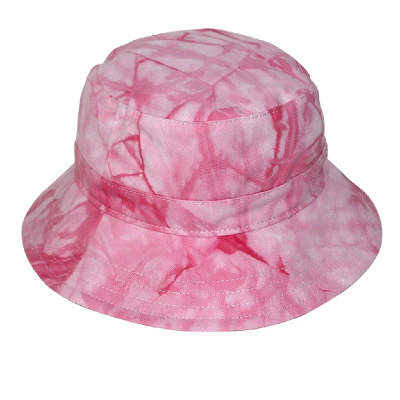 Green Bucket Hat for Nature -Brodie Bucket Hat - Pink