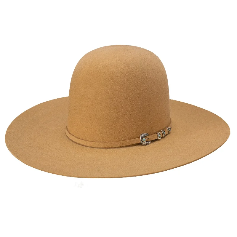 Comfortable straw hat for men with adjustable strap and breathable design -30X Prairie Wind Open Crown