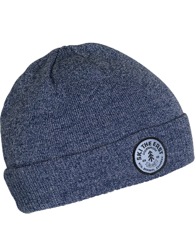 Retro cap with faded wash finish -Spindrift Beanie - Navy