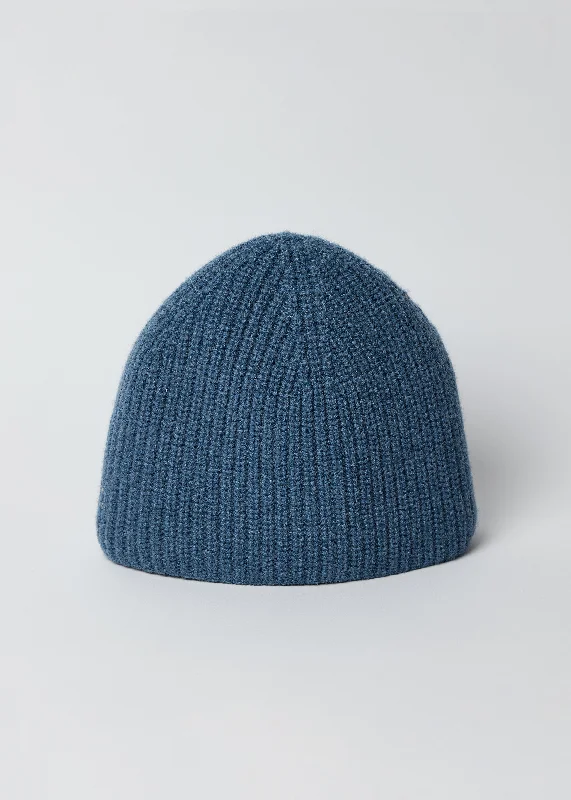 Graphic print cap for artistic expression -Cashmere Chunky Beanie