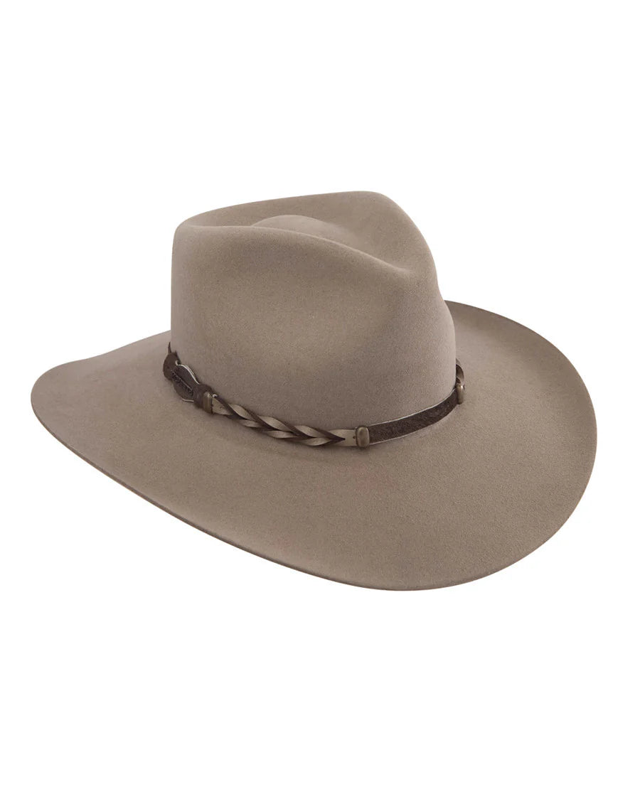 Durable felt hat for rugged outdoor wear -Stetson Drifter Western Hat