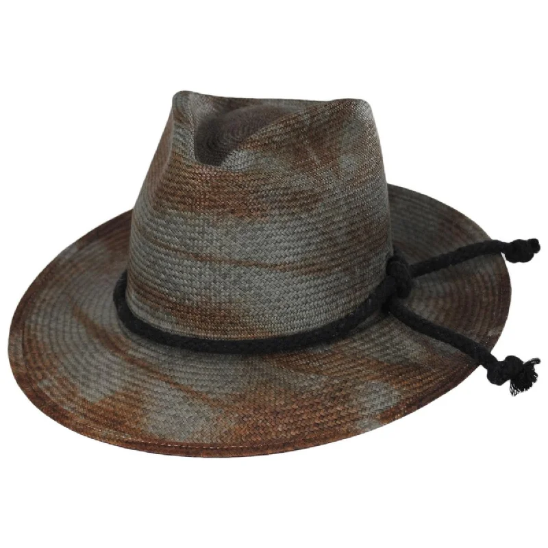 Soft felt hat for cozy everyday comfort -Hinx Hand-Dyed Panama Straw Fedora Hat