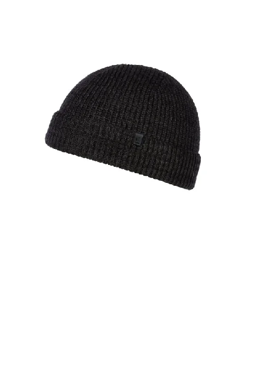 Vintage cap with distressed logo detail -Kooringal Mens Uki Beanie - Black