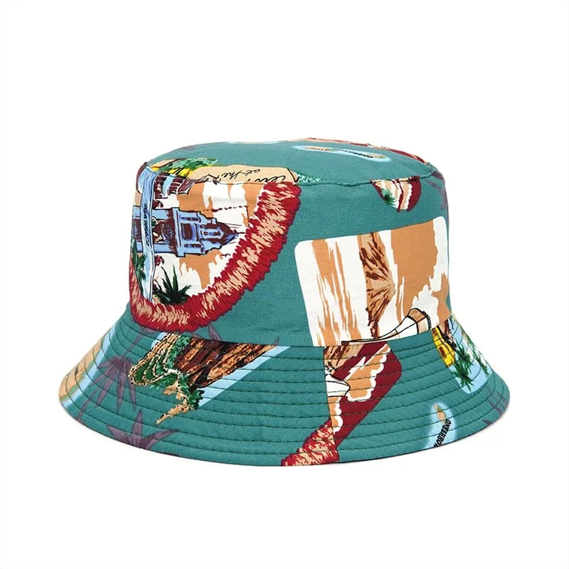 Vintage Bucket Hat for Nostalgia -Travel Memories Bucket Hat