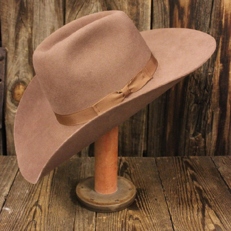 Handcrafted wool felt hat for unique beauty -Torrington Fur Felt Hat