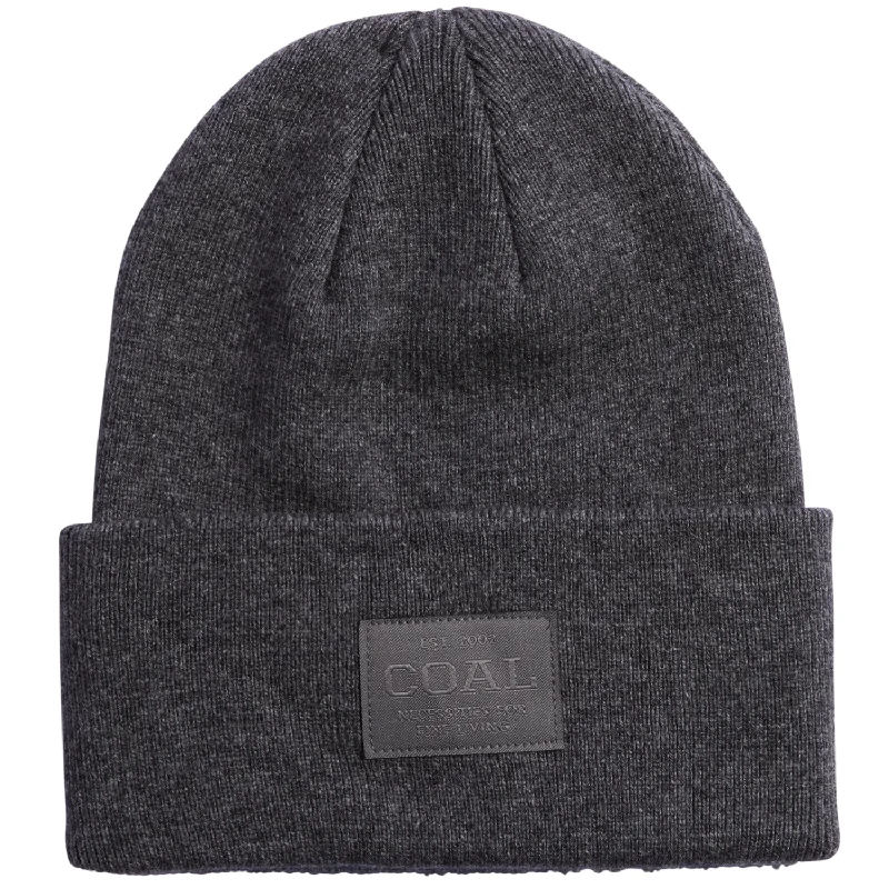 Adjustable strap cap for custom size comfort -Coal The Uniform Cashmere Beanie