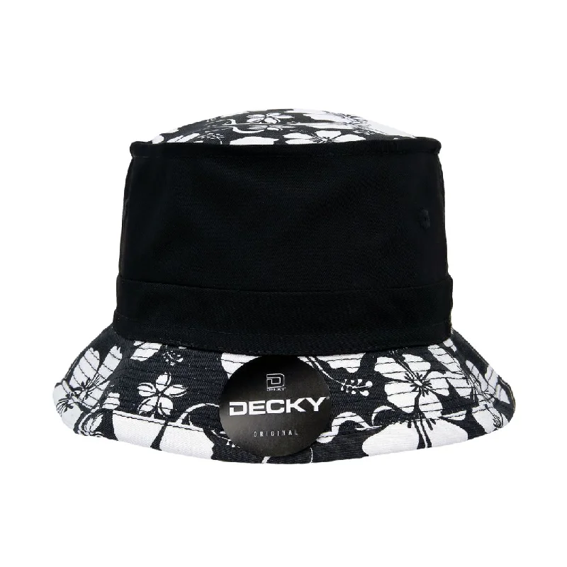 Striped Bucket Hat for Fashion -Decky 456 Floral Fisherman's Bucket Hats Buckets Caps Constructed