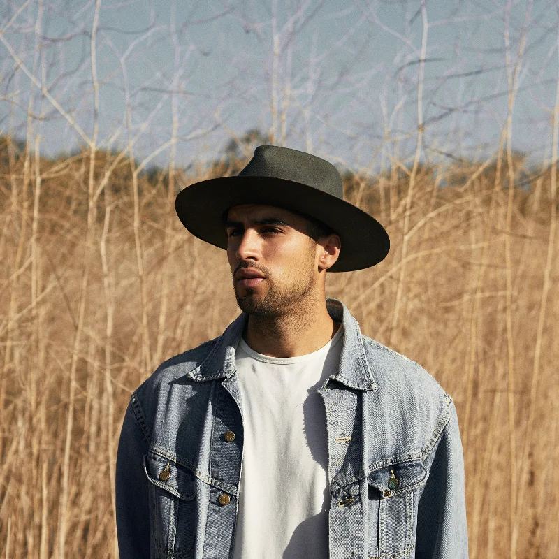 Warm wool felt hat for chilly evenings -Dylan Fedora Special Edition Grey