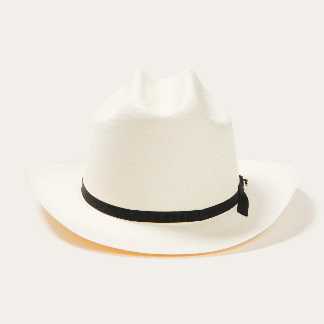 Bohemian straw hat for women with woven design and relaxed, free-spirited vibe -Open Road Solid Straw