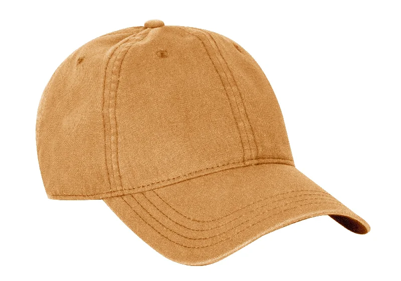 Eco-friendly straw hat for women with sustainable design and natural fibers -Woodend Brushed Canvas Hat