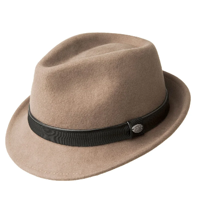 Lightweight felt hat for warm weather style -Bailey Ike Wool Felt Trilby