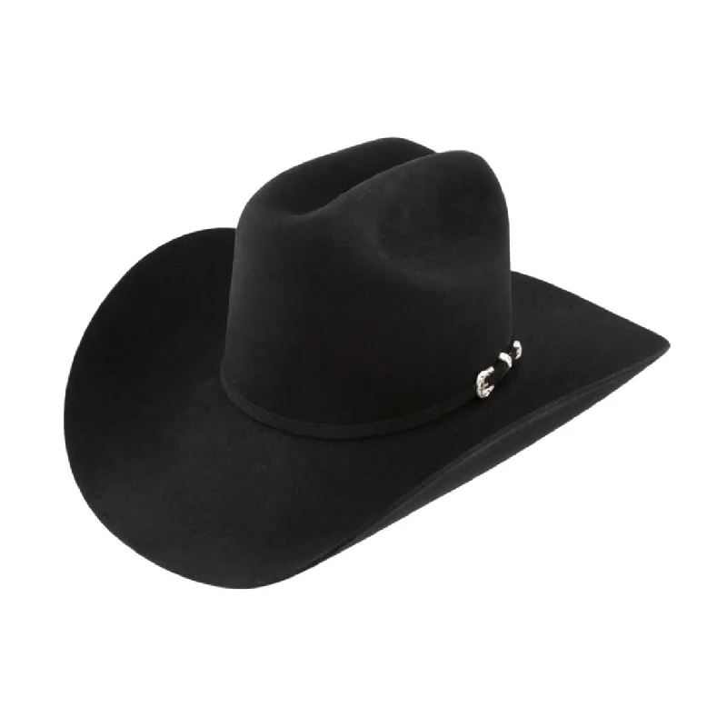 Lightweight felt hat with breathable fabric -Stetson Lariat - Black