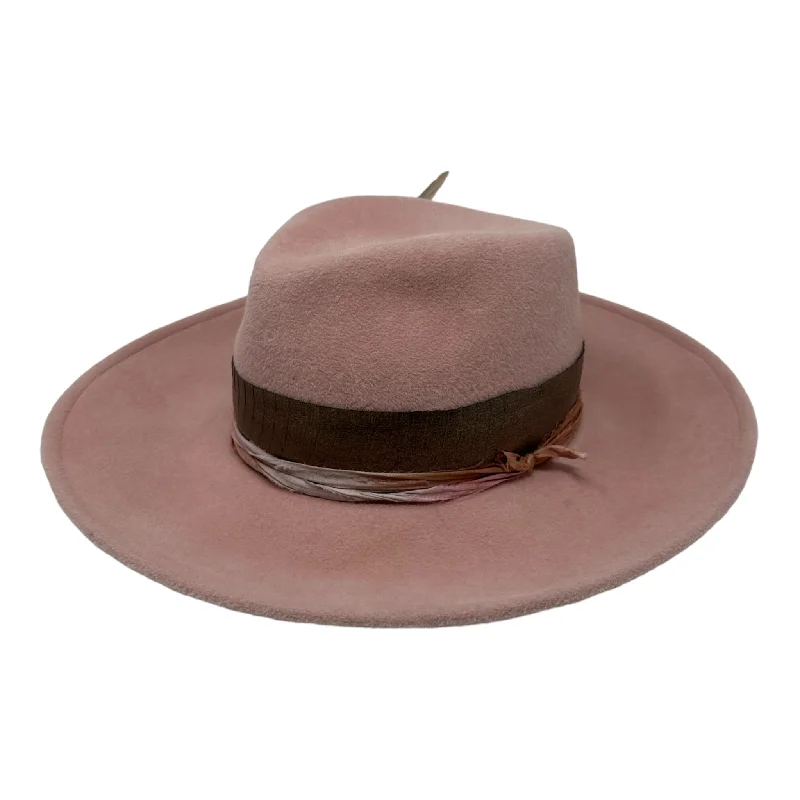 Warm felt hat for frosty winter mornings -Tickled Pink