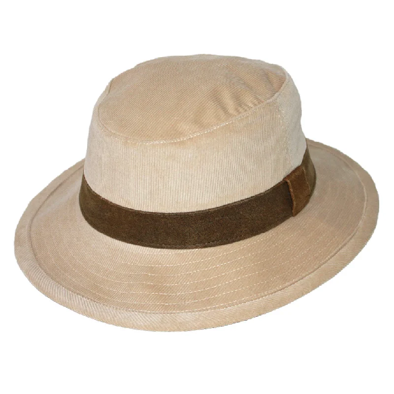 Golf Bucket Hat for Sport -Tyrone Bucket Hat - Beige