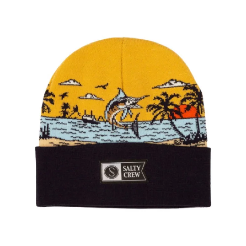 Designer cap for high-end brand appeal -Salty Crew - Men's Land Ho Beanie