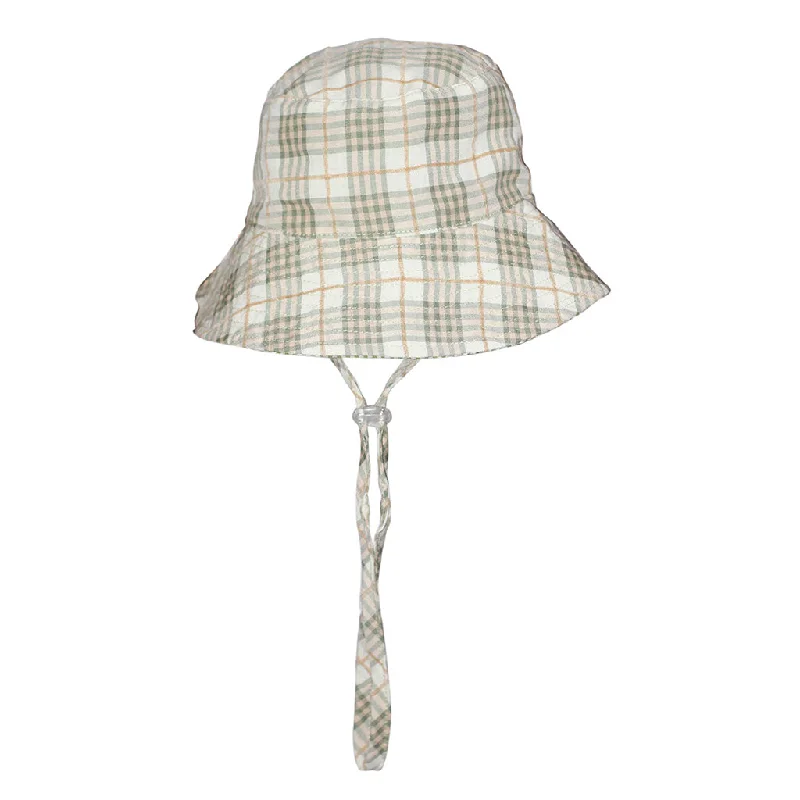 Brown Bucket Hat for Earthy -Dale Reversible Bucket Hat - Green