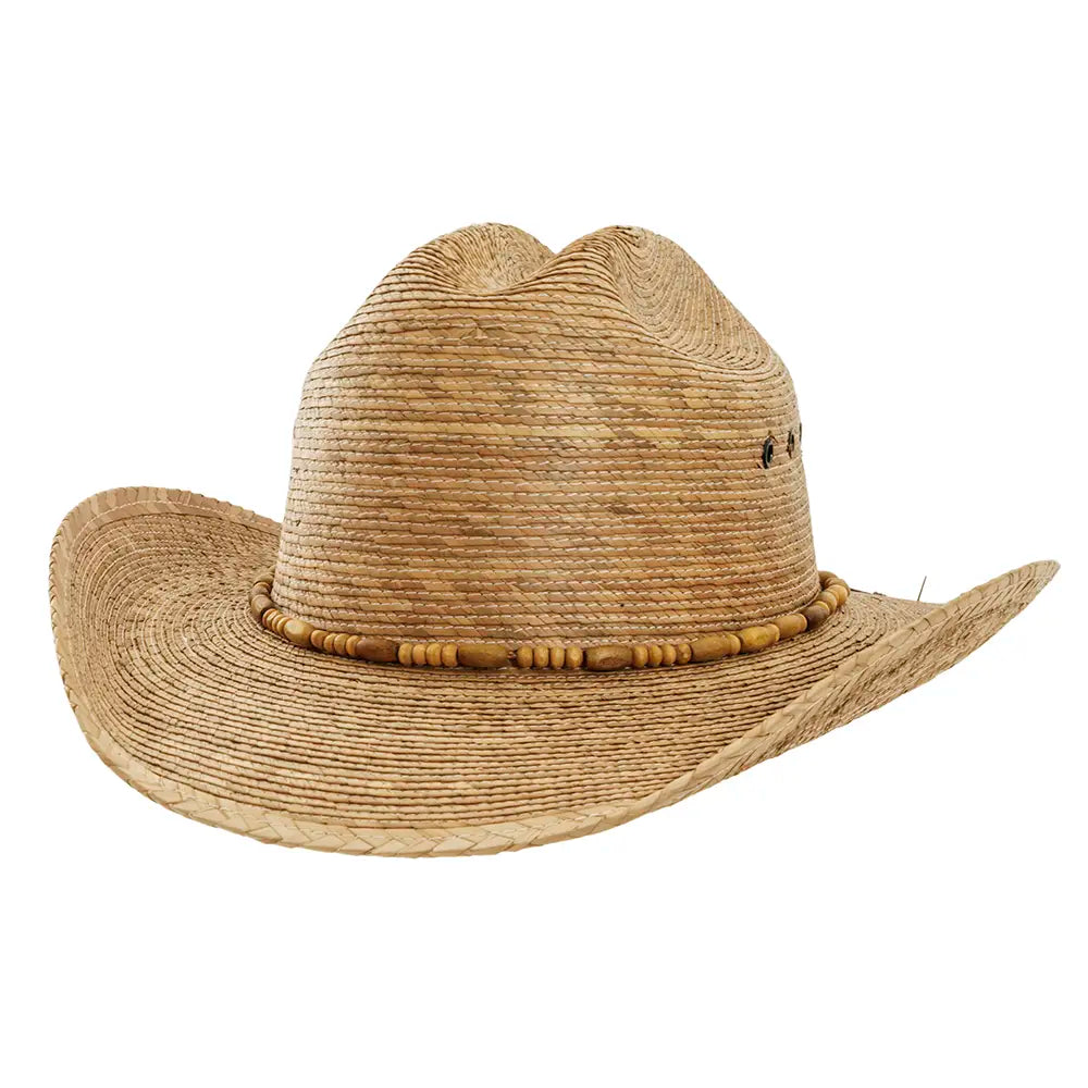 Casual straw bucket hat for men with laid-back look for summer wear -Galveston | Womens Straw Cowgirl Hat