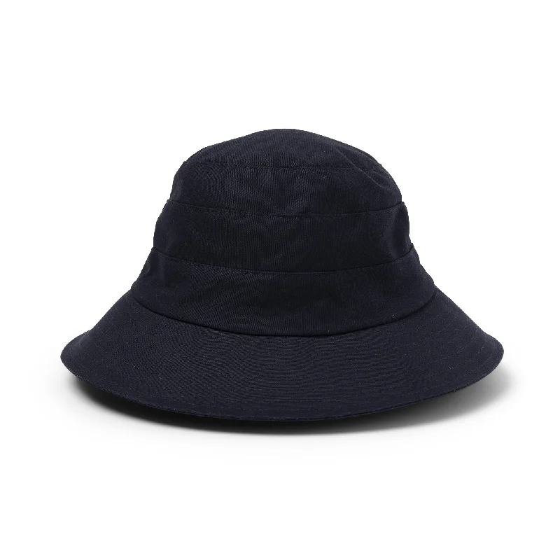 Adjustable Bucket Hat for Comfort -Golf Bucket Hat - Navy