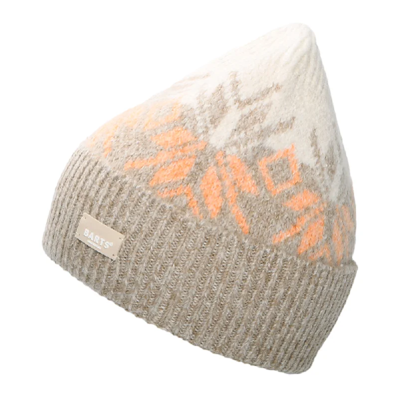 Lightweight cap with quick-dry fabric finish -Barts Hats Fairywren Cuffed Beanie Hat - Light Brown-Apricot