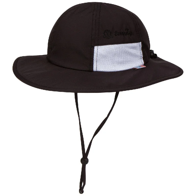 Solid Color Baseball Cap for Simple -Adult Wide Brim Sun Hat | Black