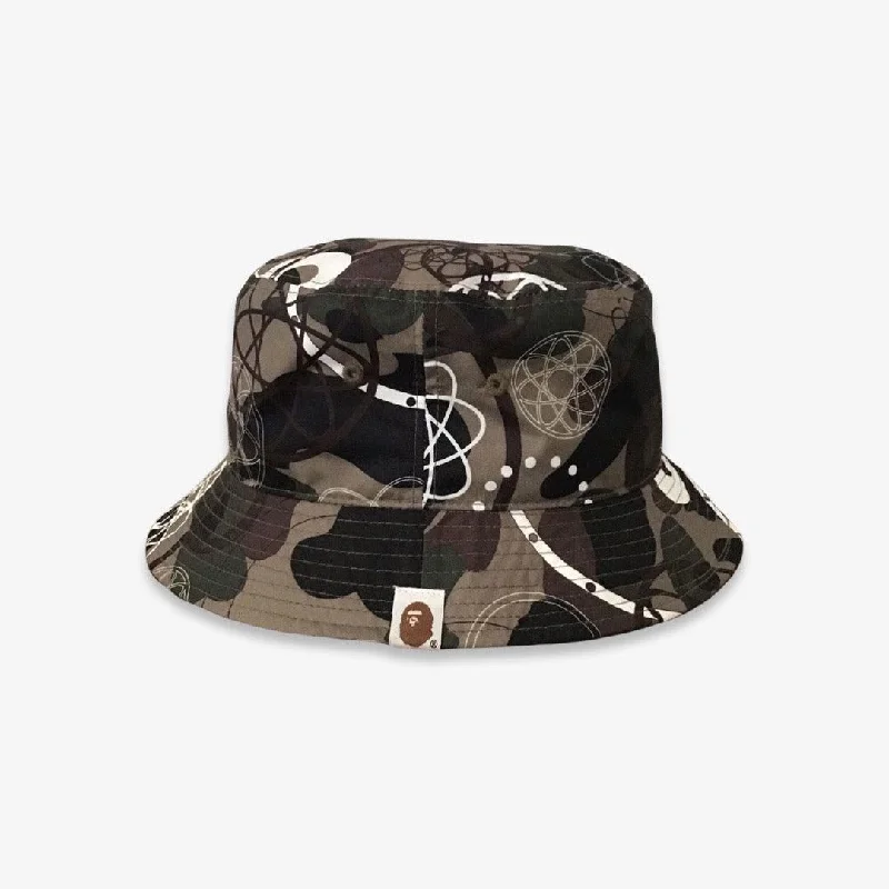 Checkered Bucket Hat for Trend -BAPE A Bathing Ape x Futura '1st Camo' Bucket Hat