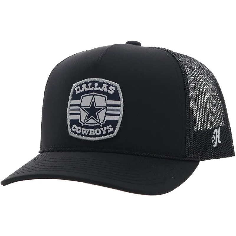 Baseball Cap for Anniversary Celebrations -"Dallas Cowboys" Hat Black w/ Patch