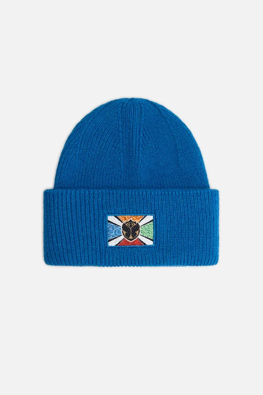 Classic cap with simple logo embroidery -UNITY BEANIE HIGH