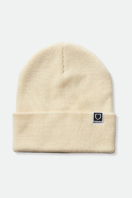 Bold graphic cap for standout fashion flair -Harbor Beta Watch Cap Beanie - Off White