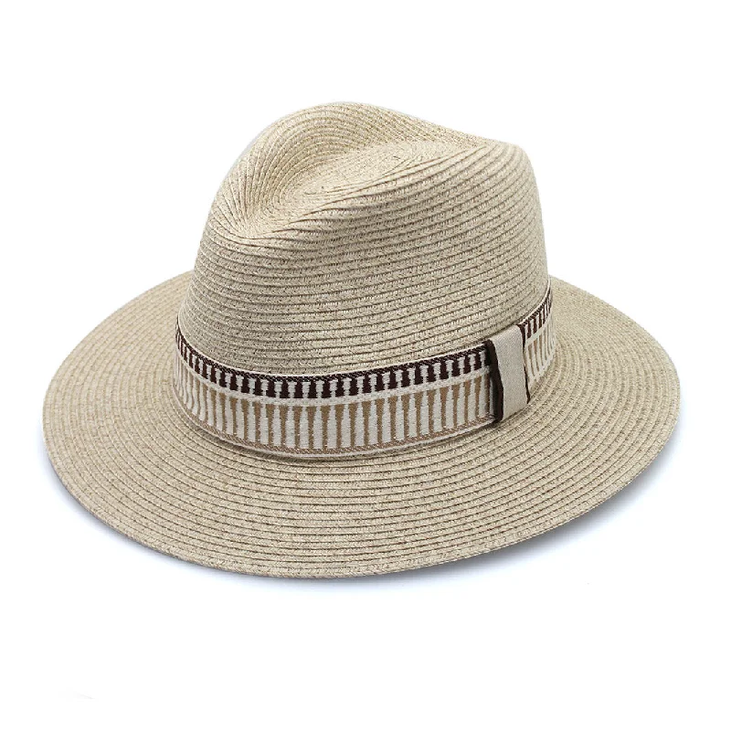 Luxury felt hat with premium wool quality -Marley Fedora Hat - Camel