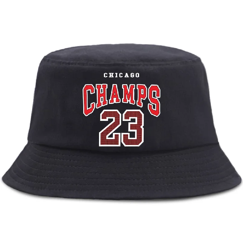 Yellow Bucket Hat for Bright -Chicago Champs 23 Bucket Hat