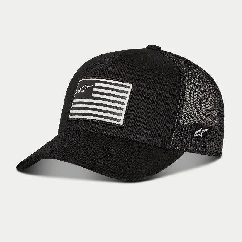 Waterproof Baseball Cap for Rainy -Flag Snapback Hat