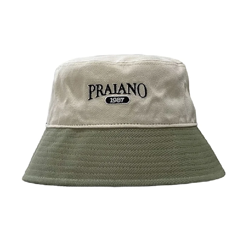 Pink Bucket Hat for Feminine -Praiano 1987 Vintage Bucket Hat