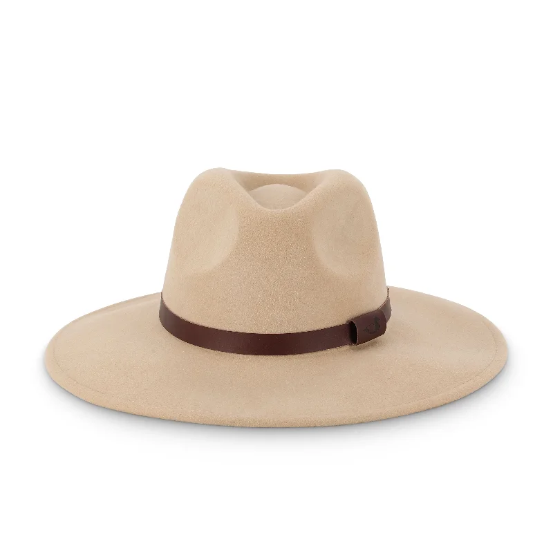 Affordable wool felt hat for simple elegance -Ladies' Fedora Hat