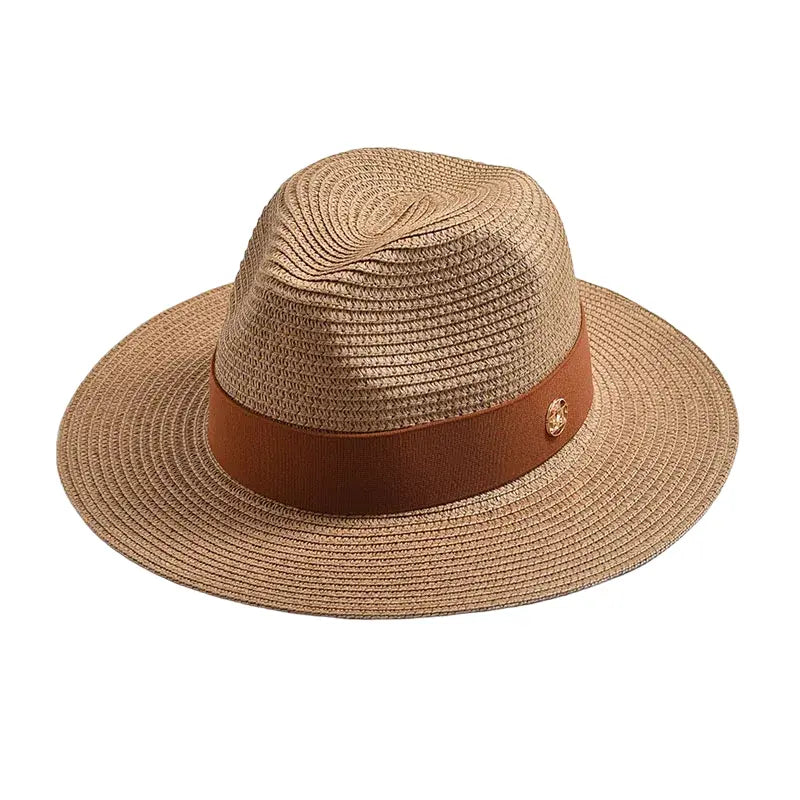 Trendy felt hat for modern urban outfits -Maracaibo Summer Straw Fedora Hat