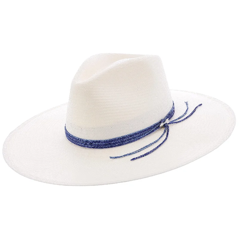 Bohemian straw hat for women with woven design and relaxed, free-spirited vibe -Hardrock B - Stetson Straw Hat - TSHRDK