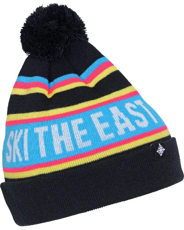 Sports team cap for game day support -Tailgater Pom Beanie - Night Laps