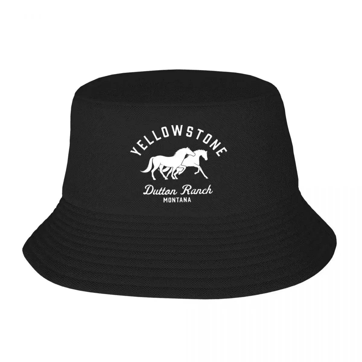 Logo Printed Bucket Hat for Brand -Yellowstone Dutton Ranch Montana Bucket Hat