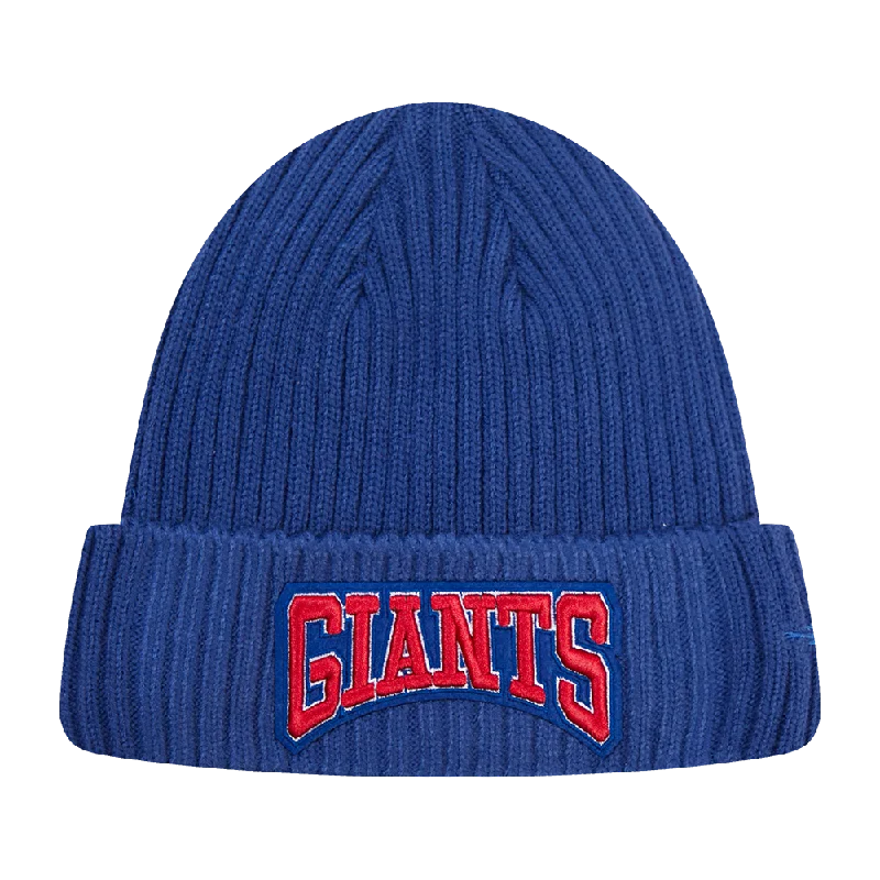 Canvas baseball cap for long-lasting wear -NFL NEW YORK GIANTS CREST EMBLEM BEANIE (DODGER BLUE)