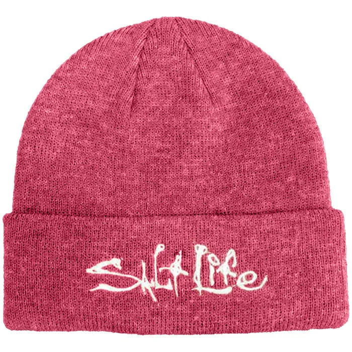 Soft cotton cap for all-day wear ease -Salt Life Youth All Day Beanie