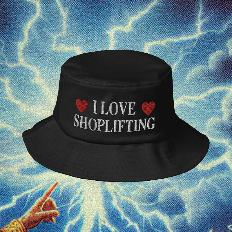 Logo Printed Bucket Hat for Brand -❤️ shoplifting