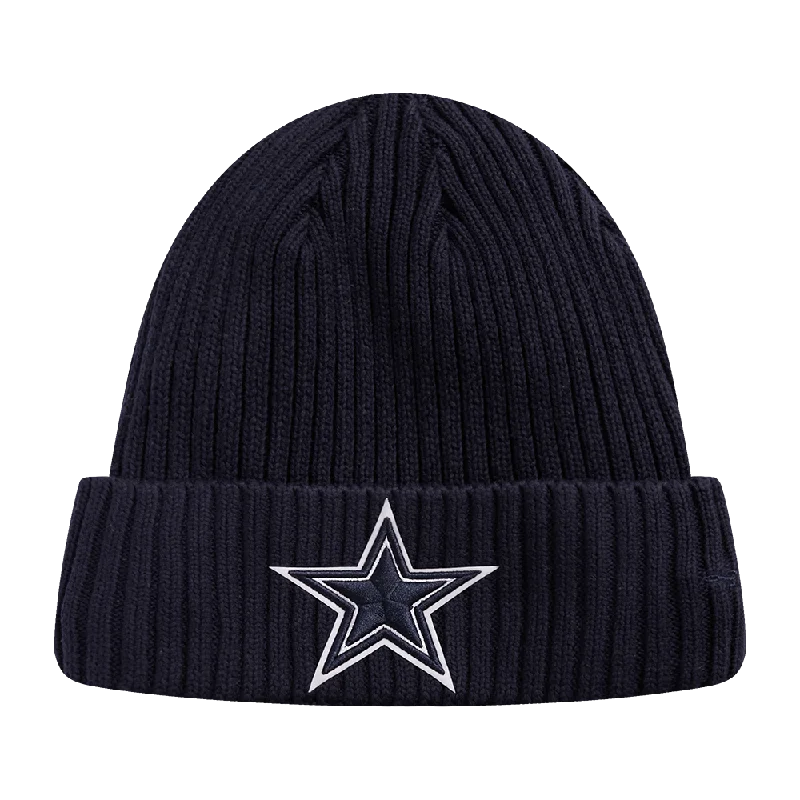 Embroidered sports cap for team pride display -NFL DALLAS COWBOYS KNIT BOX SET BEANIE (MIDNIGHT NAVY)